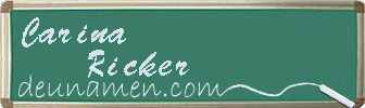 Carina Ricker Visitenkarte
